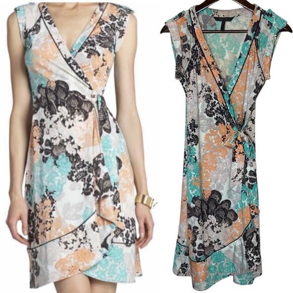 BCBGMaxAzria Lylee Mini Wrap Dress, size Small - Picture 1 of 5